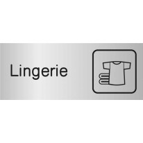 Etiquette gravée Lingerie - Gamme Métal