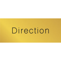 Signalétique gravée Direction  - Gamme Métal