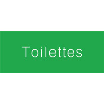 Signalétique gravée Toilettes - Gamme Couleur