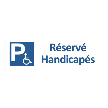 Kit de Panneau de Parking Réservé aux Handicapés