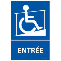 Panneau Entrée avec rampe PMR