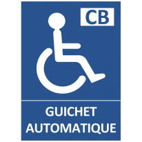 Panneau pour Guichet Automatique dédié aux personn