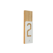 Numéro d´étages Bois et Alu - Gamme Wood®