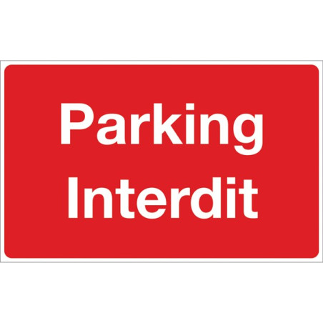 Panneau Parking Interdit