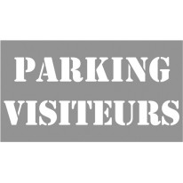 Pochoir Parking  visiteurs