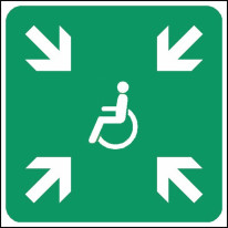 Point de rassemblement handicapés