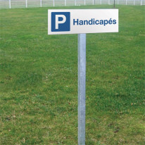 Kit de panneau de Parking en aluminium plat - P +