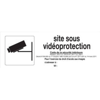 Panneau Site sous vidéoprotection