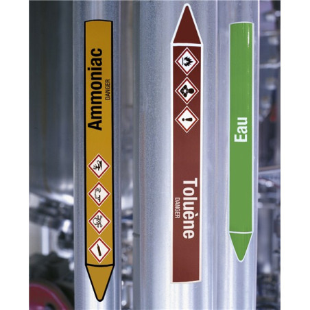 Marqueur tuyauterie Acétonitrile