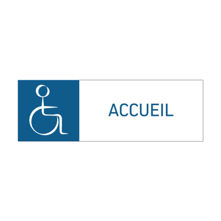 Signalétique handicap, Acceuil