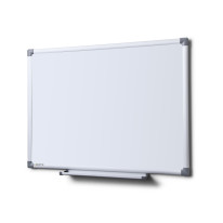 Tableau blanc laqué avec cadre en aluminium