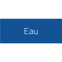 Signalétique gravée Eau - Gamme Couleur