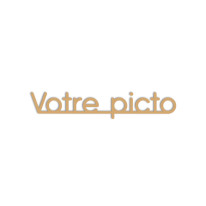 Gamme Or PVC 3.2 mm - picto personnalisé