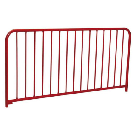 Barrière de ville à barreaux grise