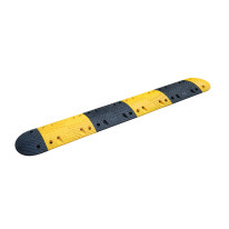 Ralentisseur de parking Jaune et noir - H 70 mm - Limitation 15 km/h