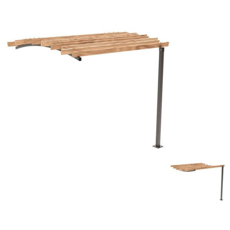 Pergola module initial gris Pergola module initial gris