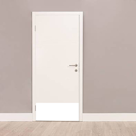 Plaque de bas de porte beige