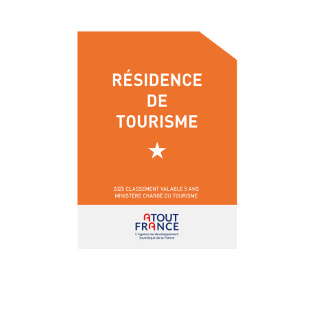Panneau résidence de tourisme - 1 étoile