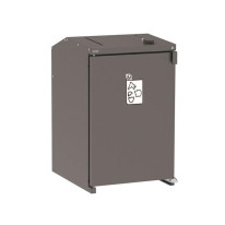 Abri conteneur & biodéchets simple – galvanisé 240 L