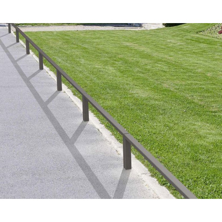 Lisse de bordure en situation