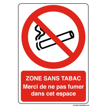 panneau zone sans tabac panneau zone sans tabac