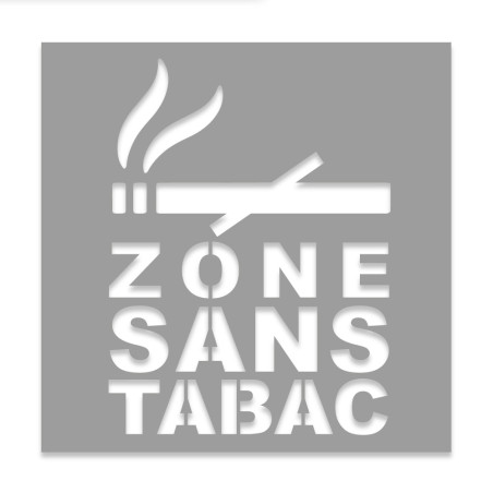 Pochoir pour Zone sans tabac Pochoir pour Zone sans tabac