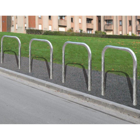 Barrière métallique galva en situation