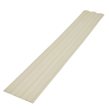 bande 4 cannelures zoom blanche