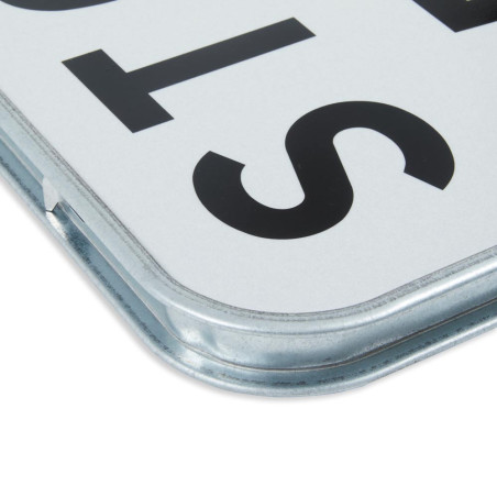 Panonceau Texte Personnalisé 2 lignes - Zoom avant - Gamme éco - Classe 1