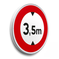 Panneau Limitation de hauteur - B12 - Gamme standard - Classe 1