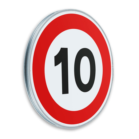 Panneau Limitation de vitesse 10 km/h - B14 - Gamme standard - Classe 1