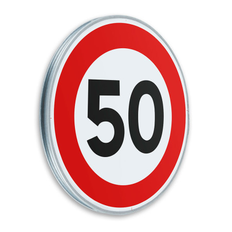 Panneau Limitation de vitesse 50 km/h - B14 - Gamme standard - Classe 1 Panneau Limitation de vitesse 50 km/h - B14 - Gamme standard - Classe 1