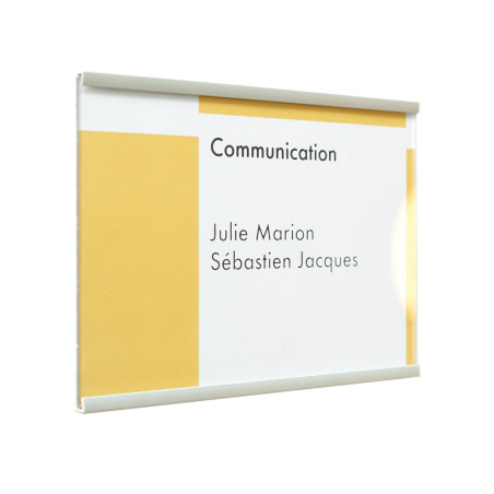 Plaque de porte modulable alu anodisé gamme Spring Plaque de porte modulable alu anodisé gamme Spring