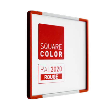 Plaque de porte Embouts rouge  - Square Color