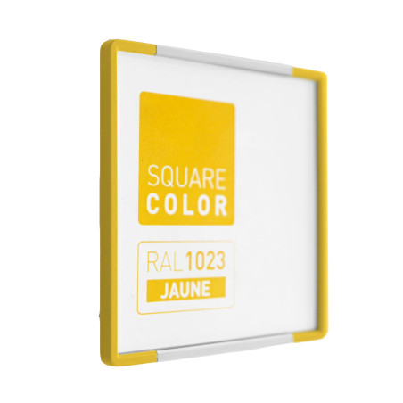 Plaque de porte Embouts jaune  - Square Color