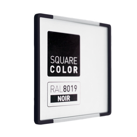 Plaque de porte Embouts noirs  - Square Color