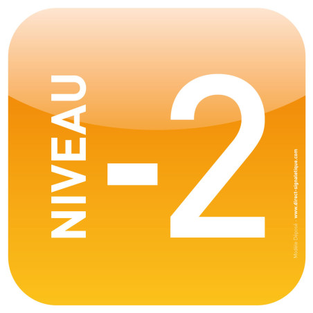 Plaque d´étage - Niveau -2 - Icone®