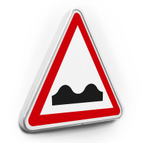 Panneau de danger Dos d´âne - A2a - Gamme standard - Classe 1
