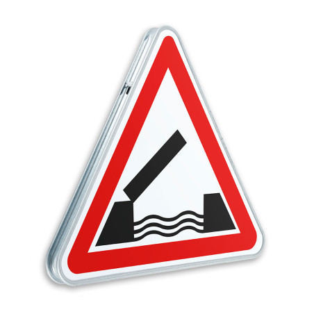 Panneau de danger Pont mobile - A6 - Gamme standard - Classe 1