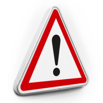 Panneau de danger Point d´exclamation - A14 - Gamme standard - Classe 1