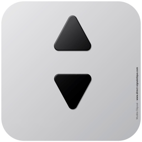 Pictogramme Alu avec relief Ascenseur Pictogramme Alu avec relief Ascenseur