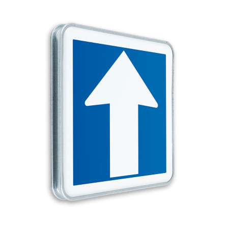 Panneau Circulation à sens unique - C12 - Gamme standard - Classe 1