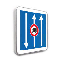 Panneau Conditions Particulières de Circulation pour les Camions - C24AEX1 - Gamme standard - Classe 1