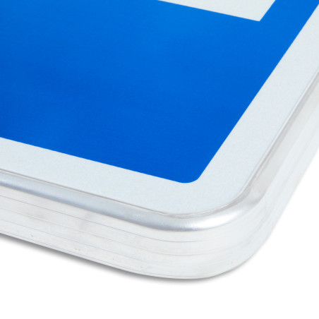 Panneau Fin de voie verte - C116 - Zoom avant - Gamme standard - Classe 1