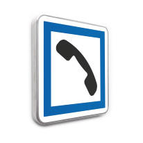 Panneau Cabine téléphonique - CE2b - Gamme standard - Classe 1