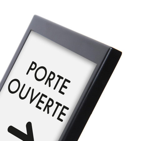 Porte-affiche sur pied avec pochette magnétique