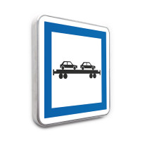 Panneau Gare trains autos - CE8 - Gamme standard - Classe 1