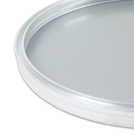 Panneau Aller tout droit ou à gauche - B21d2 - Zoom arrière - Gamme standard