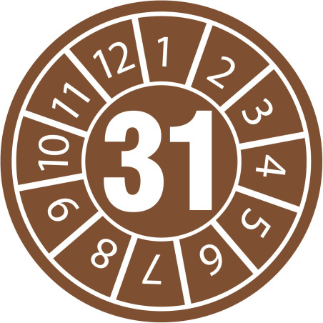 Pastilles calendrier 31