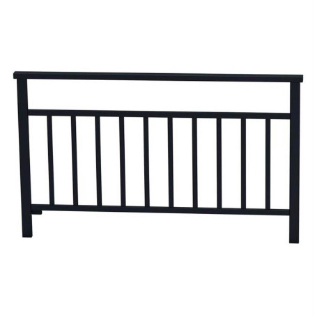 Barrière urbaine à barreaux - L 1000 mm - Gris